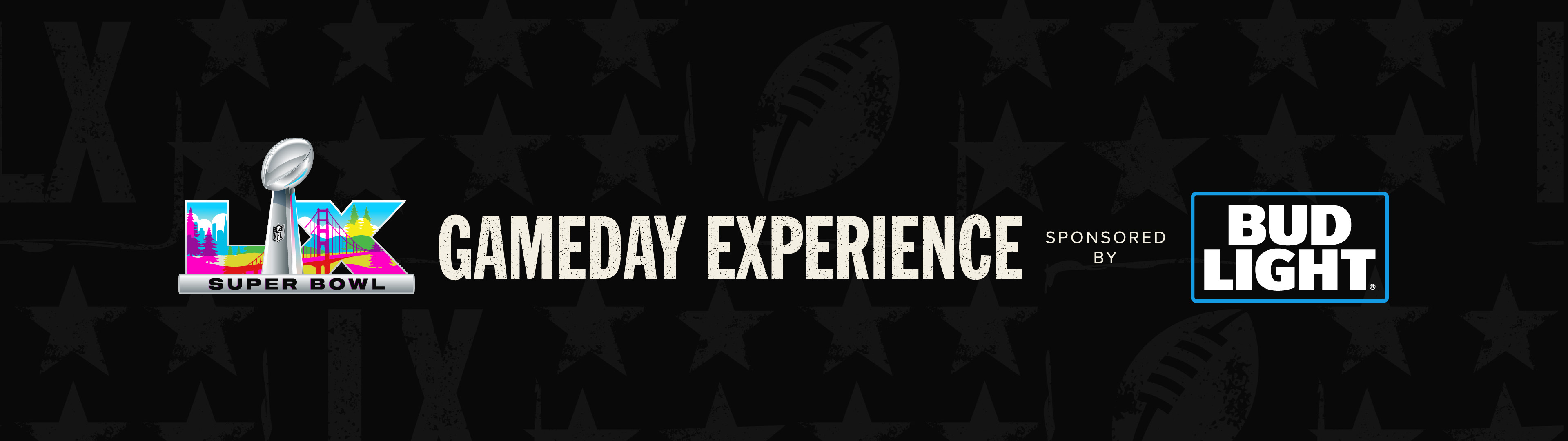 SB LX Gameday Experience Desktop Masthead