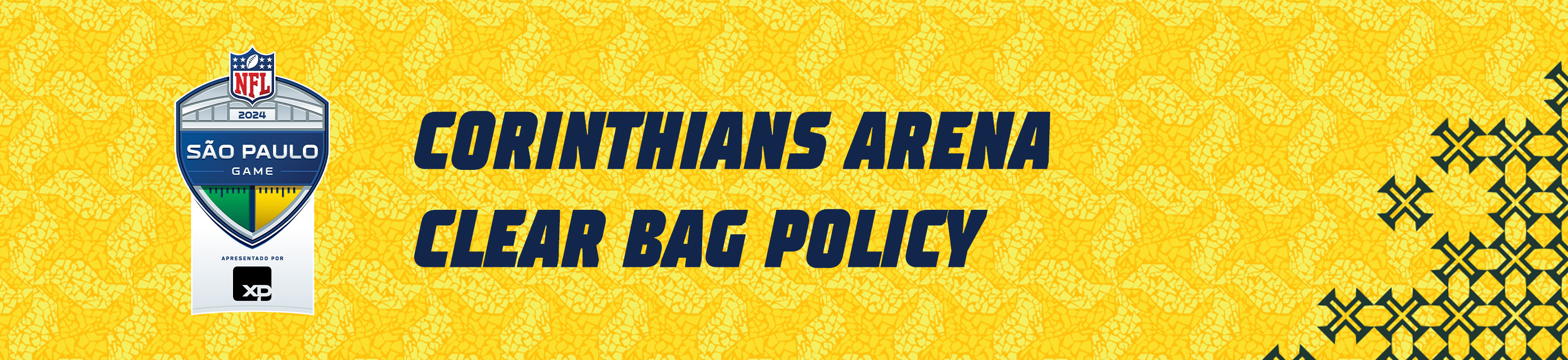 CORINTHIANS ARENA CLEAR BAG 3