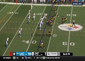 Fields' 25-yard strike to Calvin Austin III gets Steelers into red zone in third quarter