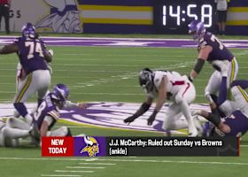 J.J. McCarthy, Andrew Van Ginkel ruled out vs. Browns | 'The Insiders'