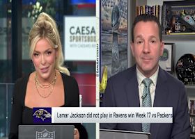 Rapoport: Lamar Jackson (back) 'his status is to be determined' | 'NFL GameDay Kickoff'