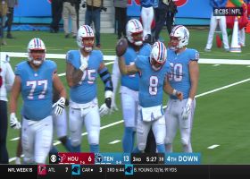 Texans engulf Will Levis for another fourth-down sack