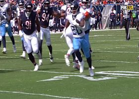 Tony Pollard's first Titans TD comes from 26 yards out thanks to A1 blocking effort