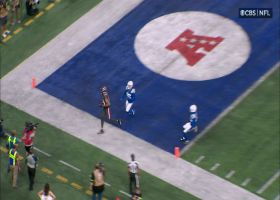 Evans' second TD catch of game ends like his first, with fan in WR's jersey getting football