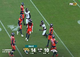 Jacobi Meyers' first catch of the game is a 25-yard gain as second half winds down