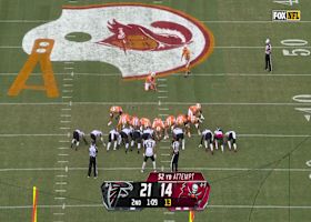 Chase McLaughlin's 52-yard FG trims Falcons' lead to 21-17 before halftime