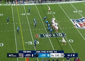 Tyrone Tracy Jr. spins his way to 19-yard rush into red zone