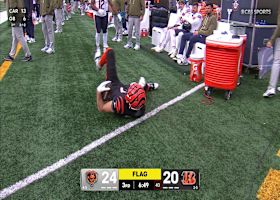 Tanner Hudson hauls in 33-yard pass from Joe Flacco