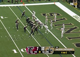 Carr's second TD pass to Valdes-Scantling gives Saints 13-7 lead vs. Falcons