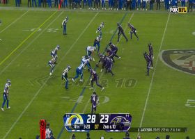 Lamar Jackson pinpoints a diving OBJ for 14-yard connection