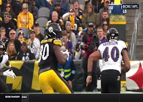 Wilson's 25-yard connection with Washington gives Steelers red-zone access vs. Ravens