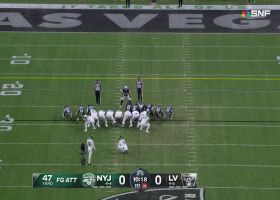 Greg Zuerlein's 47-yard FG opens scoring in Jets-Raiders 'SNF' game
