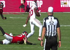 Bam Knight uses stiff arm to gain 13 yards vs. Buccaneers