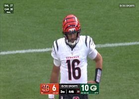 Joe Flacco's first TD pass as a Bengal is fourth-down dime to Hudson