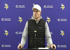 Kevin O'Connell talks about the injury status of QB J.J. McCarthy