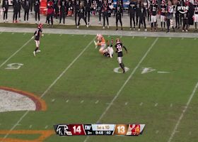 Mayfield finds a tight window on 20-yard hurl to Emeka Egbuka