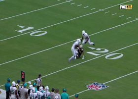 Rasul Douglas jumps route and takes INT into Saints territory