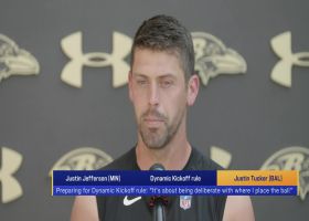 Justin Tucker on Dynamic Kickoff rule: 'It's about being deliberate with where I place the ball' | 'GMFB'