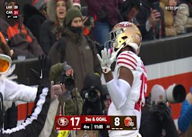 Third and Jauan! Jennings finds space in end zone for 7-yard TD catch