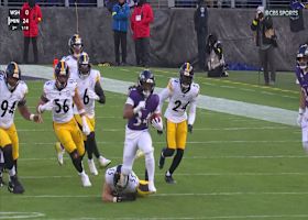 Can't-Miss Play: 56-yard run! Keaton Mitchell's longest carry since 2023 burns Steelers