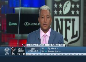 'NFL Draft Kickoff Live' reacts to Falcons drafting QB Michael Penix Jr. at 8th overall