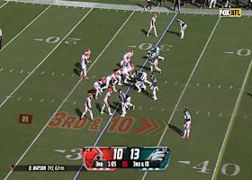 Pierre Strong picks up Browns' first 3rd-down conversion on a 21-yard HB screen