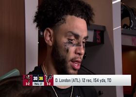 Drake London chalks up ATL's OT win to team's 'don't-blink' mentality