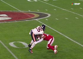 Kyle Monangai's 18-yard scamper ends in a beautiful tackle by Ji'Ayir Brown