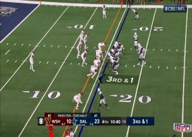 Lamb's shifty route running frees WR up for 15-yard TD grab