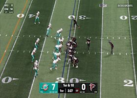 Kyle Pitts gets deep with a 24-yard reception from Kirk Cousins