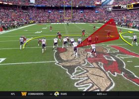 Dalvin Tomlinson collapses pocket for third-down sack vs. Justin Fields