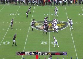 Josh Johnson's fourth-down strike to ex-QB Malik Cunningham moves chains for Ravens