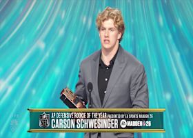 Carson Schwesinger wins 2025 AP Defensive Rookie of the Year