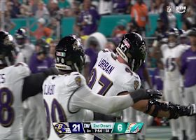 Brent Urban and his Ravens flock swarms Tua Tagovailoa for a 6-yard sack