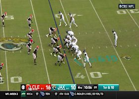 Quinton Jefferson drops Trevor Lawrence for 8-yard sack