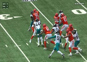 Travon Walker's sack speed is off the charts on takedown of Browning