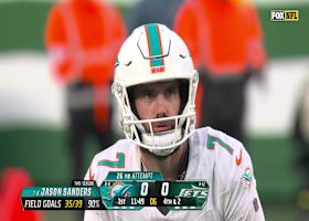 Jason Sanders' 26th-straight successful field goal opens scoring in Fins-Jets