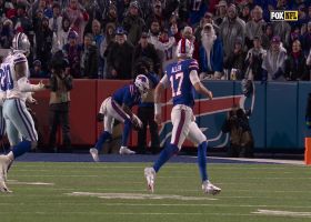 Cook hauls in Allen's ad-libbed TD throw to extend Bills' lead to 13