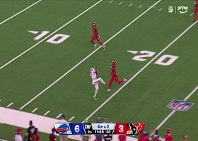 Josh Allen's 23-yard loft to Ty Johnson moves chains on fourth down