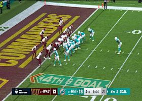 Can't-Miss Play: Goal-line stand! Commanders stonewall Fins' fourth-down attempt in crunch time
