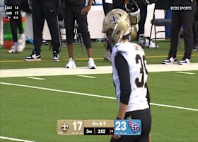 Smyth's career-long 57-yard FG cuts Saints' deficit to 23-20