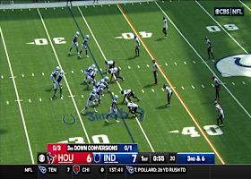 Mario Edwards collapses Colts pocket for sack