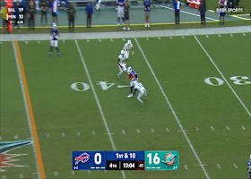Josh Allen finds Dawson Knox over the middle for 20-yard gain