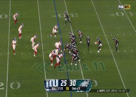 Jihad Ward engulfs Swift in backfield for 4-yard TFL in final minutes