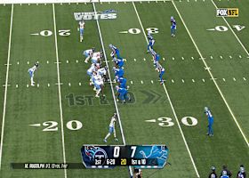 Rudolph dots Whyle for massive 33-yard catch and run in open space