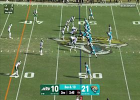 Trevor Lawrence's back foot heave locates Parker Washington for 33-yard gain