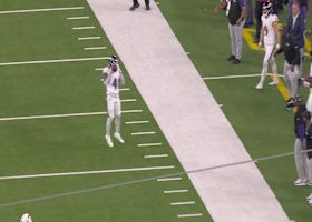 Jackson zips 25-yard sideline strike to Zay Flowers