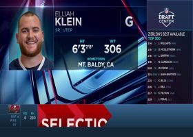 Buccaneers select Elijah Klein with No. 220 pick in 2024 draft