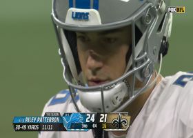 Patterson extends Lions' lead to 27-21 vs. Saints heading into the fourth quarter