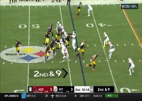 Pickens' third catch of game goes for 10-yard gain